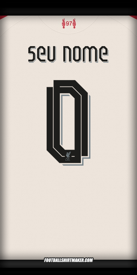 Camisa Liverpool FC 2025/2026 Cup II -  seu nome - 0