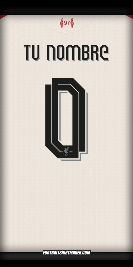 Jersey Liverpool FC 2025/2026 Cup II -  tu nombre - 0