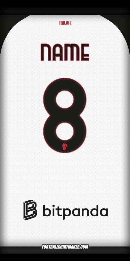Jersey AC Milan 2025/2026 Away -  name - 8