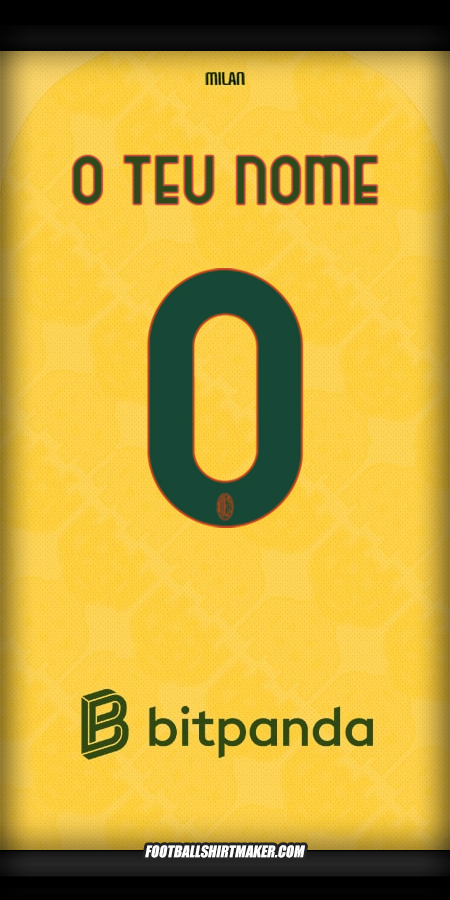 Camisola AC Milan 2025/2026 III -  o teu nome - 0