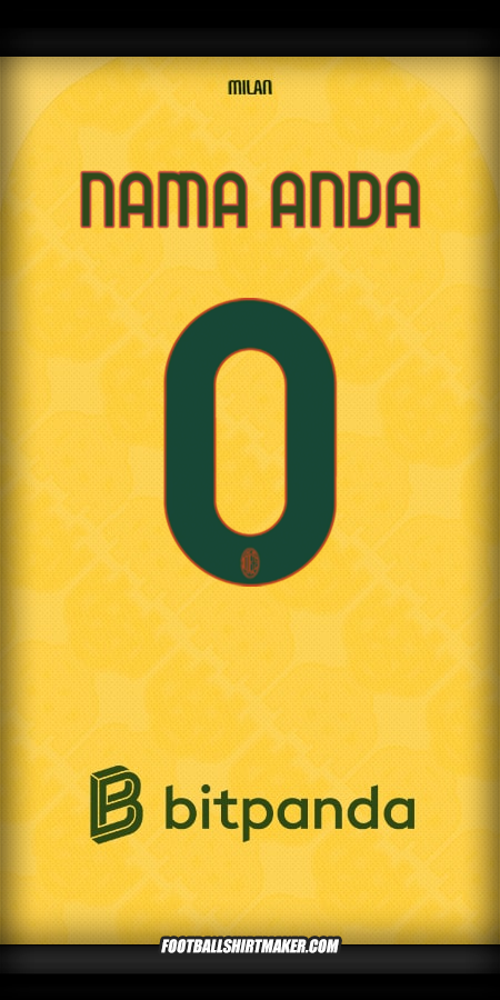 Jersey AC Milan 2025/2026 III -  nama anda - 0