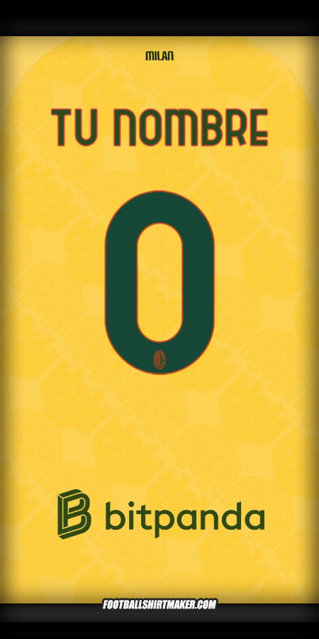 Camiseta AC Milan 2025/2026 III -  tu nombre - 0