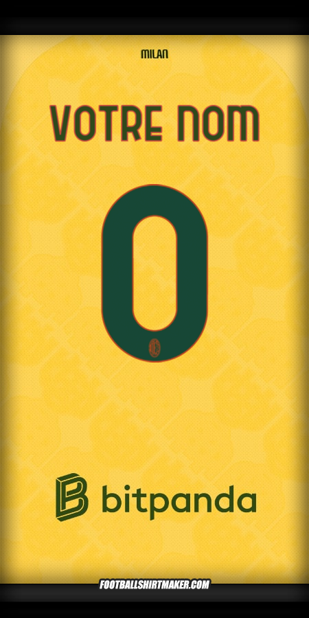 Maillot AC Milan 2025/2026 III -  votre nom - 0