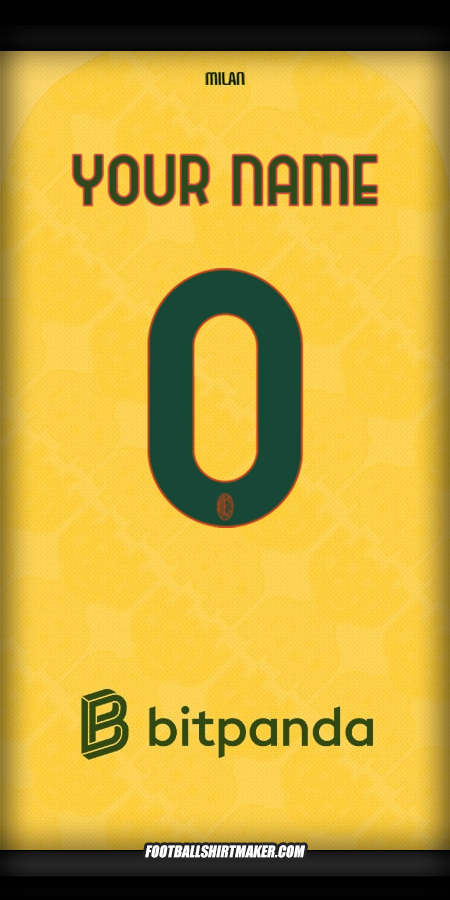 Shirt AC Milan 2025/2026 III -  your name - 0