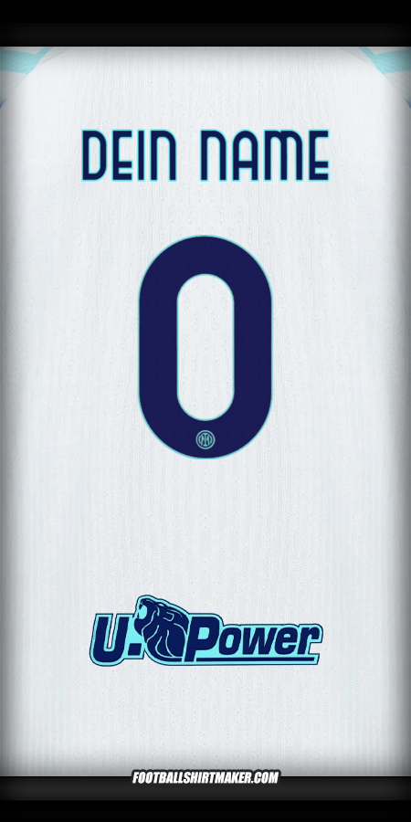 Trikot Inter 2025/2026 Auswärts -  dein name - 0