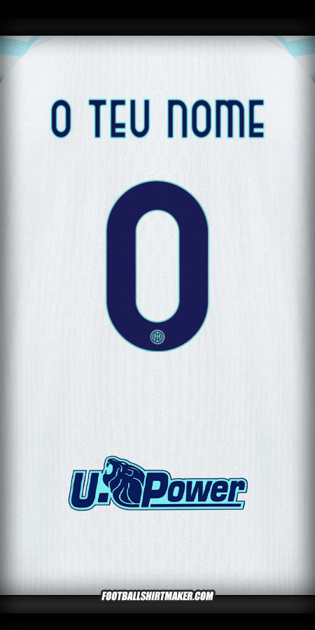 Camisola Inter 2025/2026 Alternativa -  o teu nome - 0