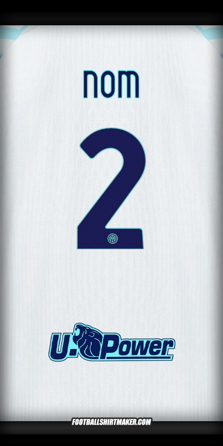 Maillot Inter 2025/2026 Extérieur -  nom - 2