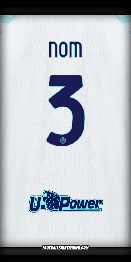Maillot Inter 2025/2026 Extérieur -  nom - 3