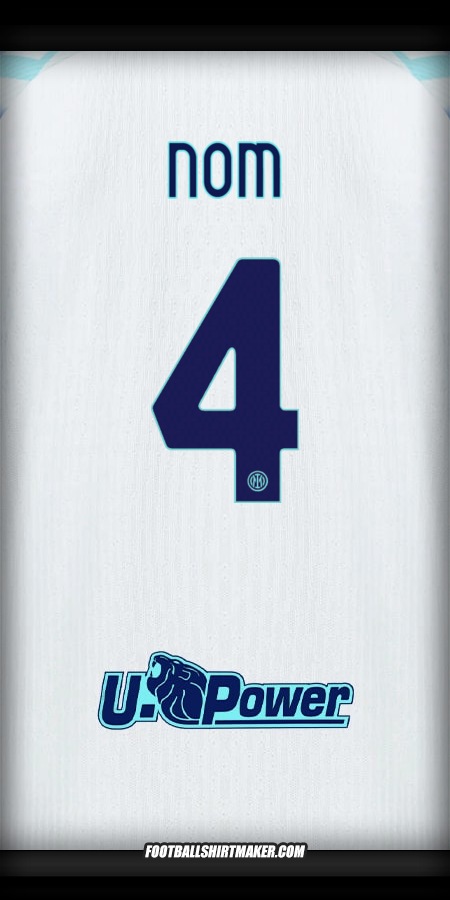 Maillot Inter 2025/2026 Extérieur -  nom - 4
