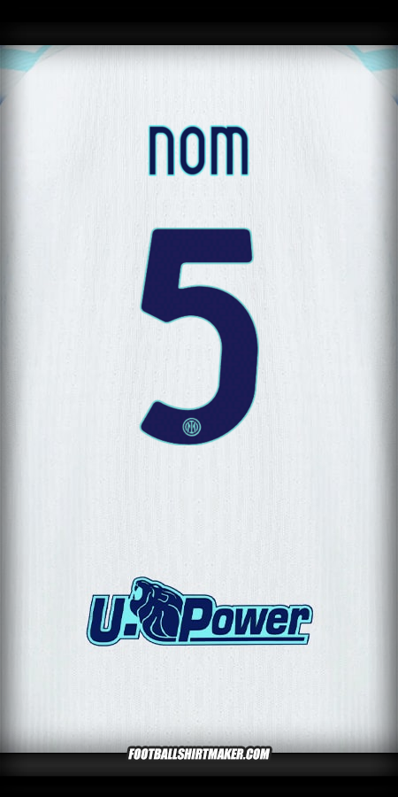 Maillot Inter 2025/2026 Extérieur -  nom - 5