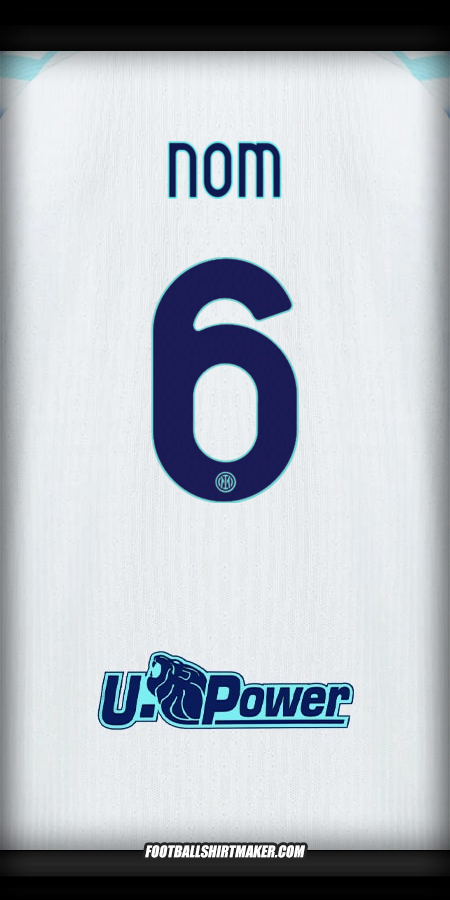Maillot Inter 2025/2026 Extérieur -  nom - 6