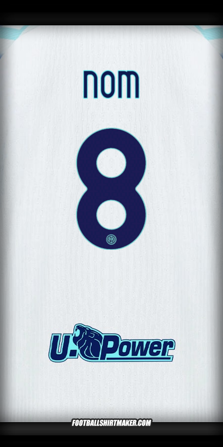 Maillot Inter 2025/2026 Extérieur -  nom - 8