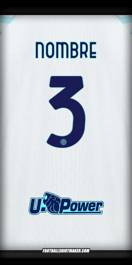 Jersey Inter 2025/2026 Visita -  nombre - 3