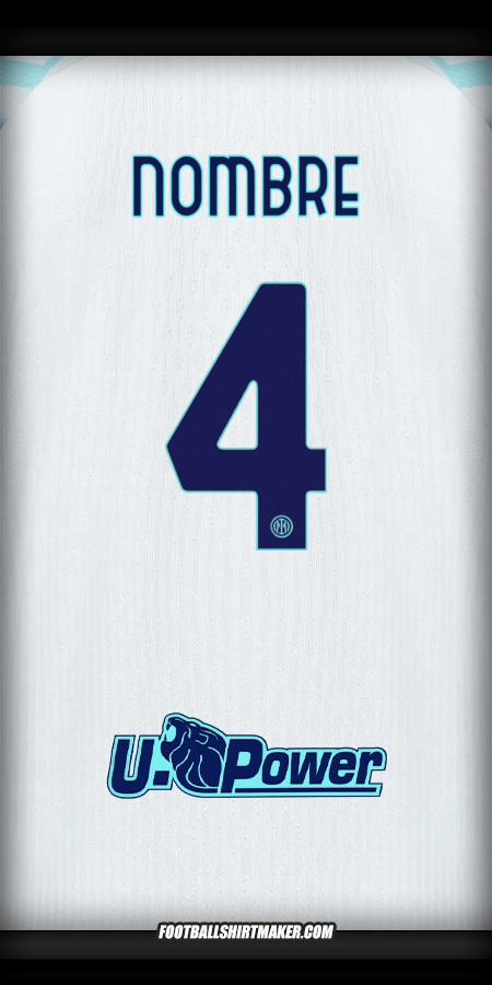 Jersey Inter 2025/2026 Visita -  nombre - 4