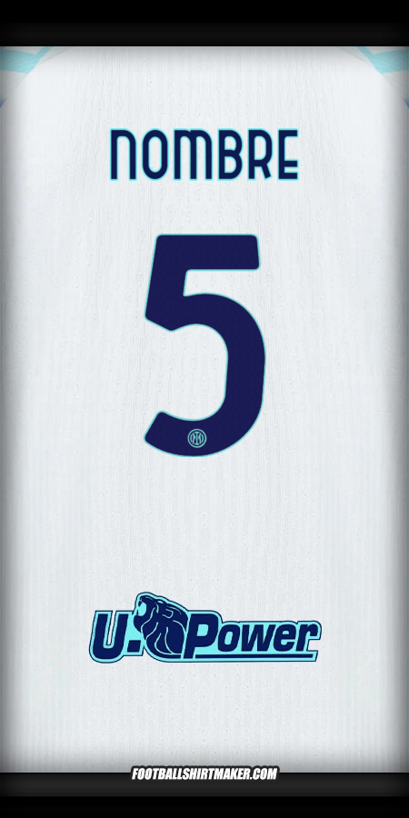 Jersey Inter 2025/2026 Visita -  nombre - 5