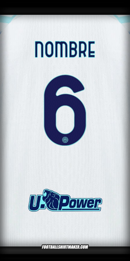 Camiseta Inter 2025/2026 Visita -  nombre - 6