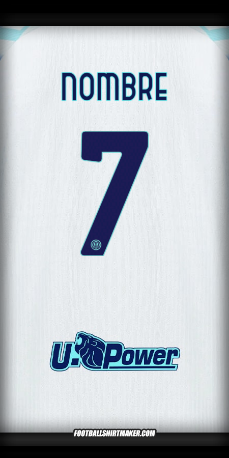 Jersey Inter 2025/2026 Visita -  nombre - 7