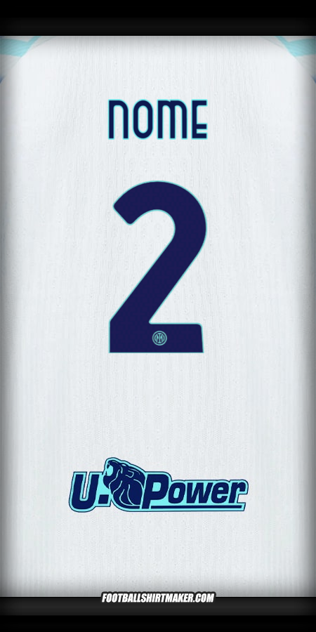 Maglia Inter 2025/2026 Seconda -  nome - 2