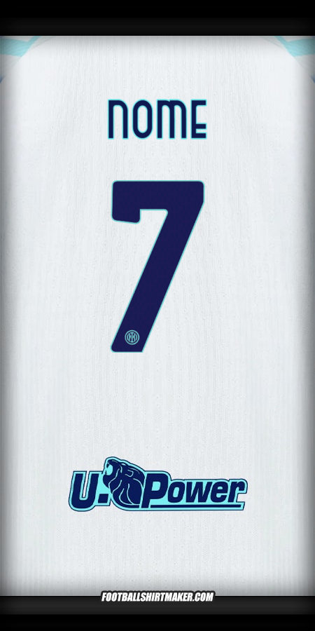Maglia Inter 2025/2026 Seconda -  nome - 7