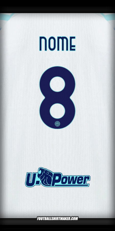 Maglia Inter 2025/2026 Seconda -  nome - 8
