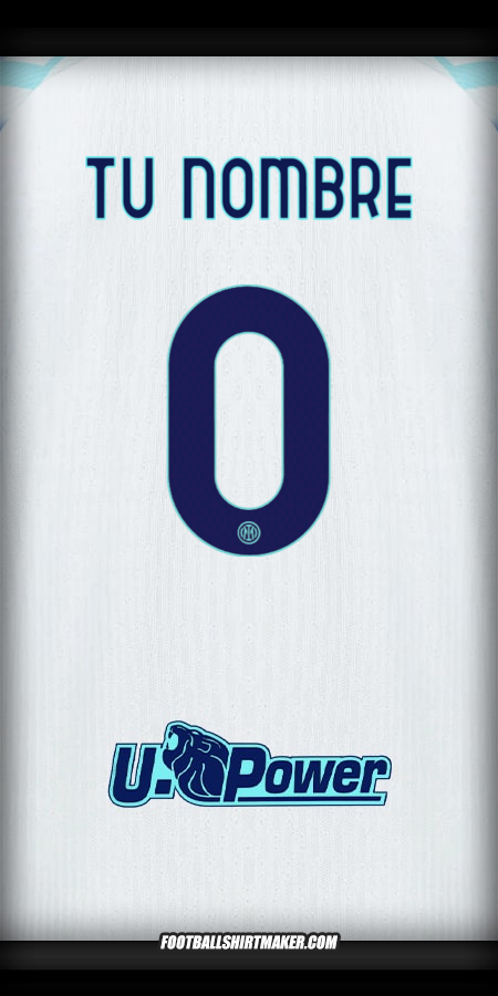 Jersey Inter 2025/2026 II -  tu nombre - 0