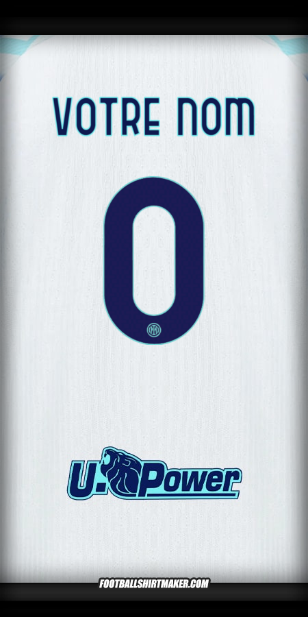 Maillot Inter 2025/2026 Extérieur -  votre nom - 0
