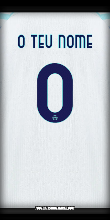 Camisola Inter Cup 2025/2026 II -  o teu nome - 0