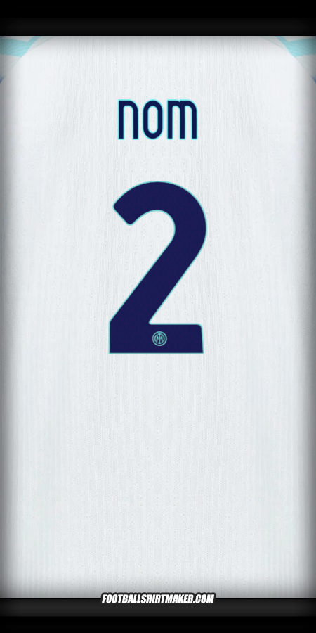 Maillot Inter Cup 2025/2026 Extérieur -  nom - 2