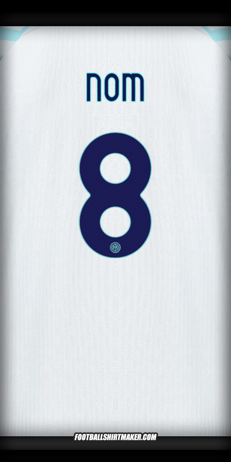 Maillot Inter Cup 2025/2026 Extérieur -  nom - 8