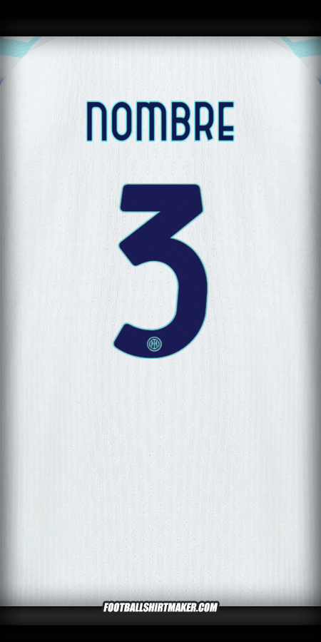Camiseta Inter Cup 2025/2026 Visita -  nombre - 3