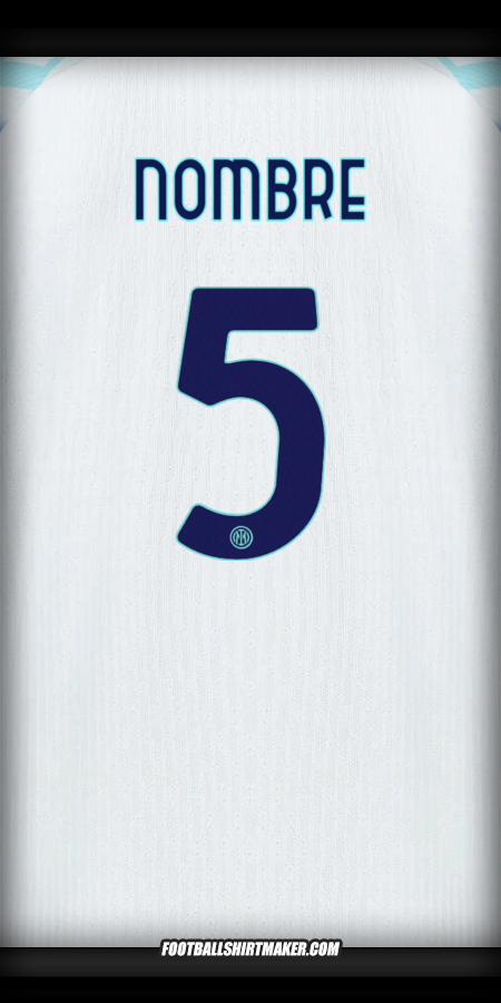 Camiseta Inter Cup 2025/2026 Visita -  nombre - 5