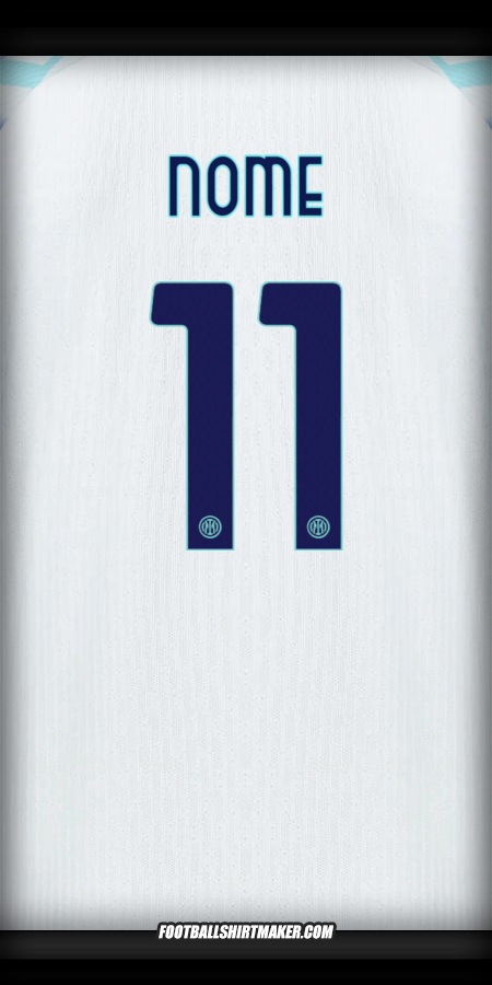Maglia Inter Cup 2025/2026 Seconda -  nome - 11