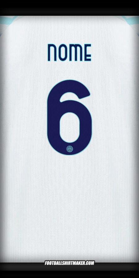 Camisola Inter Cup 2025/2026 Alternativa -  nome - 6