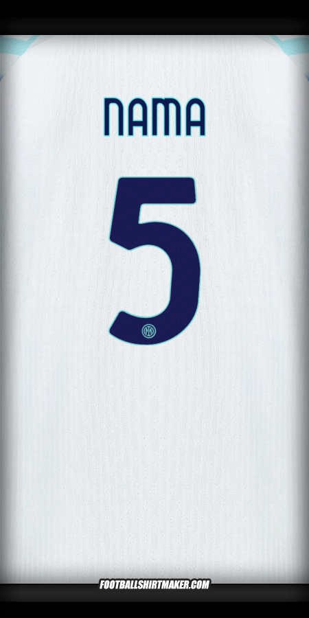 Jersey Inter Cup 2025/2026 Alternatif -  nama - 5