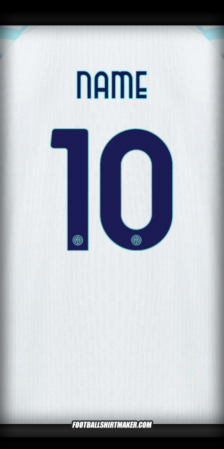 Shirt Inter Cup 2025/2026 Away -  name - 10