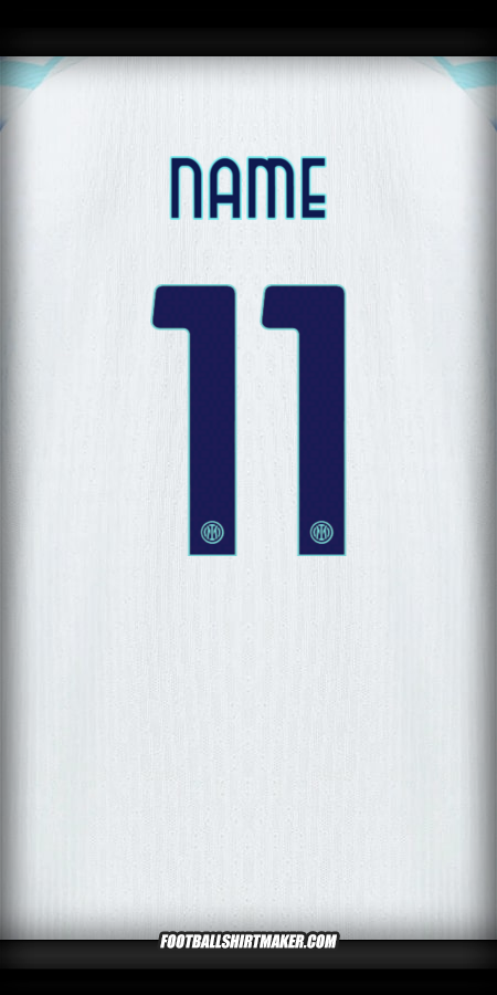 Shirt Inter Cup 2025/2026 Away -  name - 11