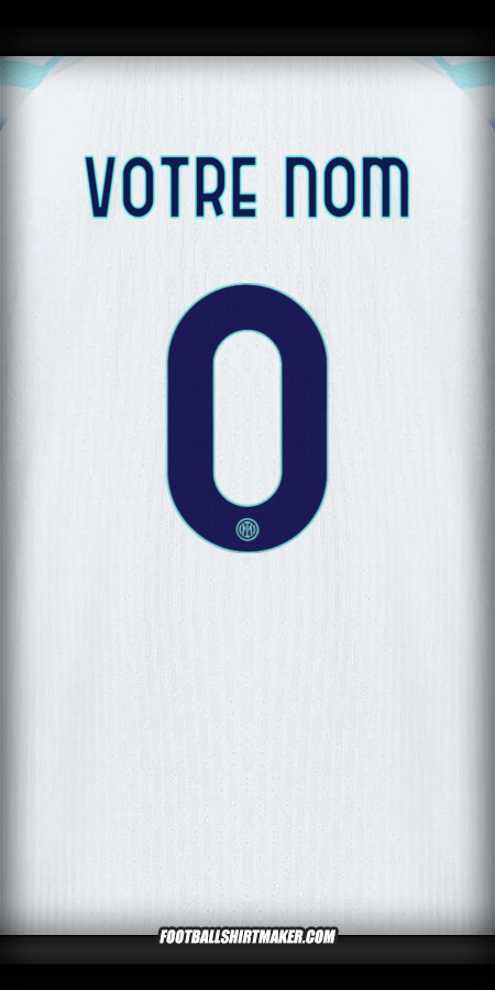 Maillot Inter Cup 2025/2026 II -  votre nom - 0