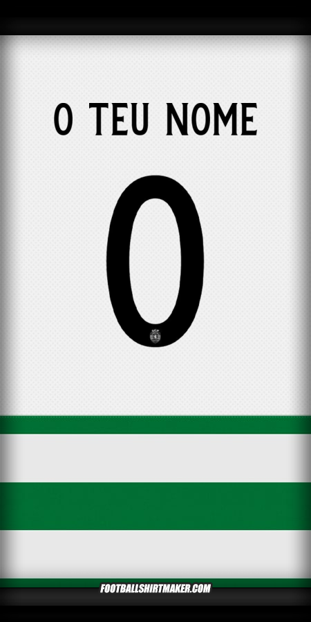 Camisola Sporting Clube UCL 2025/2026 -  o teu nome - 0