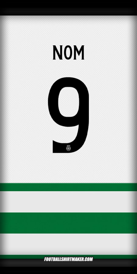 Maillot Sporting Clube UCL 2025/2026 -  nom - 9