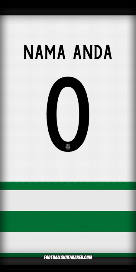 Jersey Sporting Clube UCL 2025/2026 -  nama anda - 0