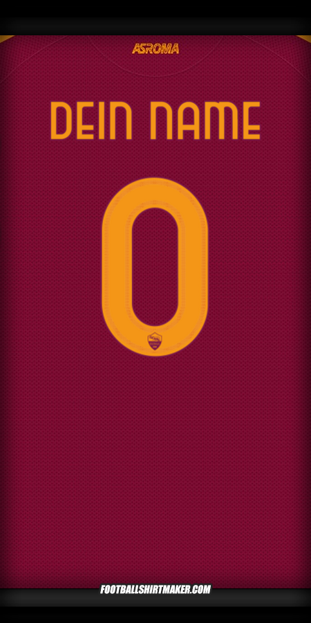 Trikot AS Roma Cup 2025/2026 -  dein name - 0