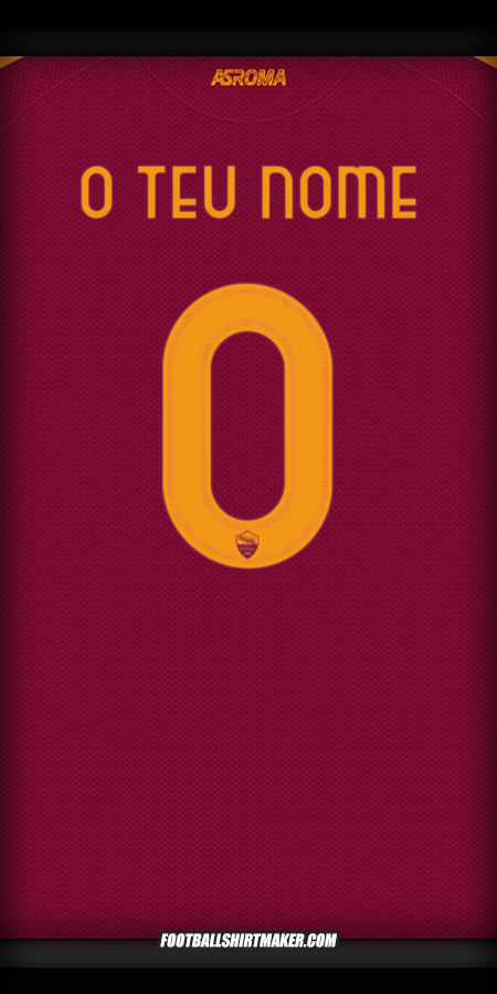 Camisola AS Roma 2025/2026 Cup -  o teu nome - 0