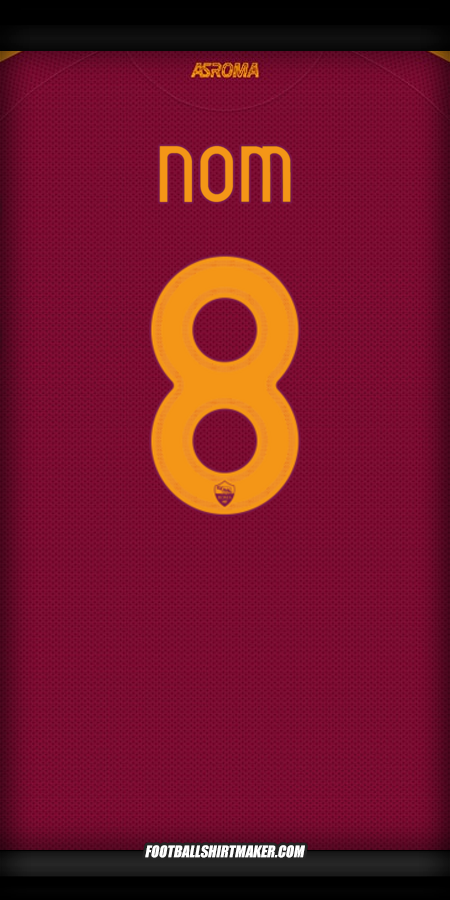 Maillot AS Roma Cup 2025/2026 -  nom - 8