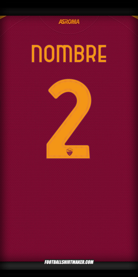 Jersey AS Roma Cup 2025/2026 -  nombre - 2