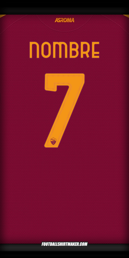 Jersey AS Roma Cup 2025/2026 -  nombre - 7