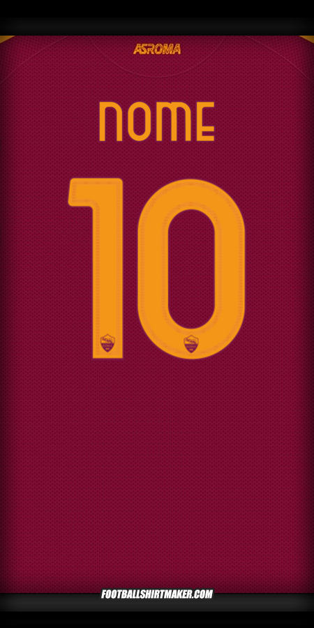 Maglia AS Roma Cup 2025/2026 -  nome - 10