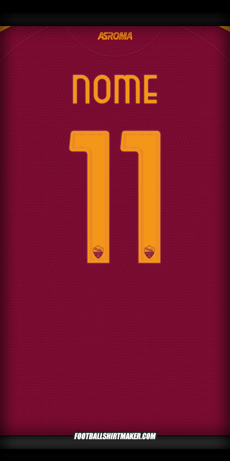 Maglia AS Roma Cup 2025/2026 -  nome - 11