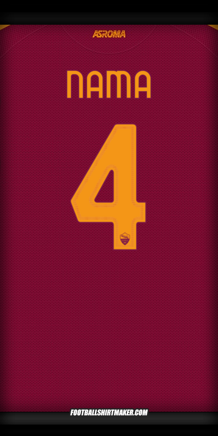 Jersey AS Roma Cup 2025/2026 -  nama - 4