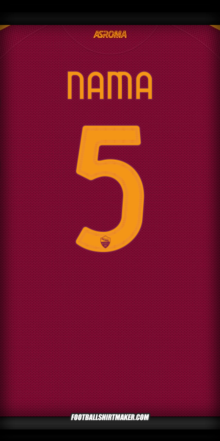 Jersey AS Roma Cup 2025/2026 -  nama - 5