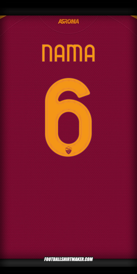 Jersey AS Roma Cup 2025/2026 -  nama - 6